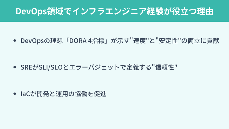 なぜ今DevOps領域でインフラエンジニア経験が求められるのか?