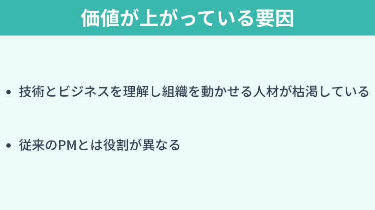 エンジニアリングマネージャーの価値が上がっている要因