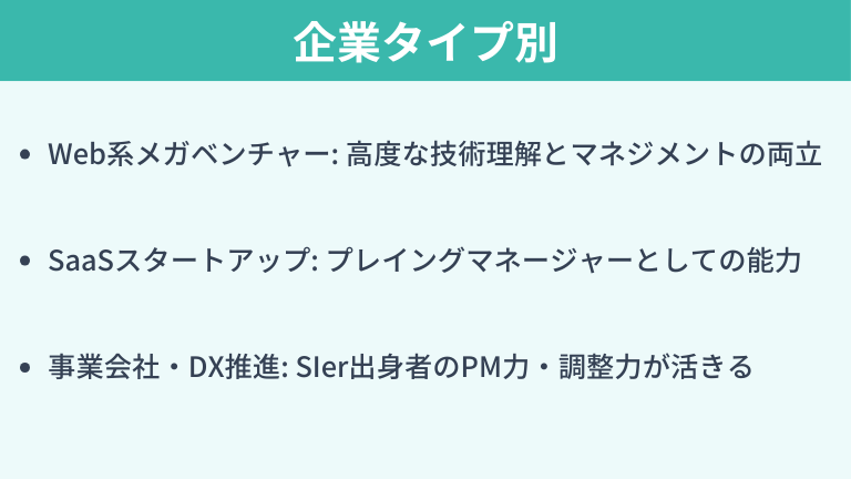 【企業タイプ別】マネジメント職に求められるもの