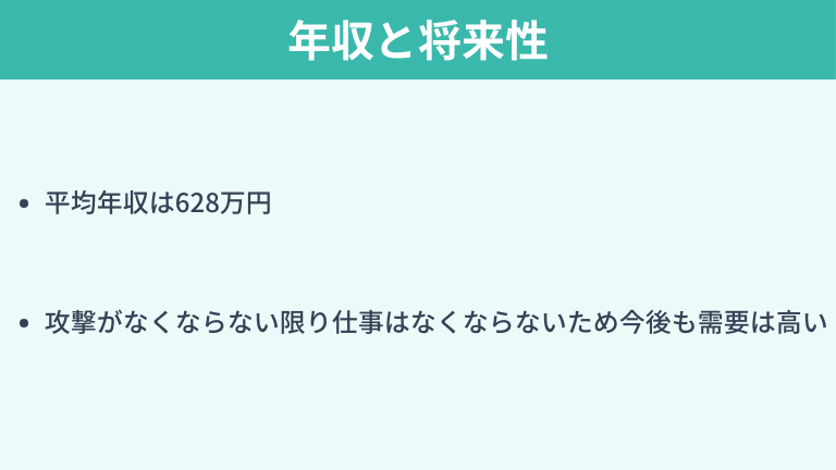 セキュリティエンジニアの年収と将来性