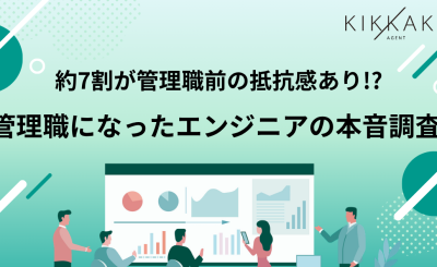 【管理職になったエンジニアの本音調査】約7割が、管理職移行前に「抵抗感」あり、一方就任後は約7割が「良かった」と回答　年収100万円以上アップが4割超～管理職＝キャリアの選択肢として前向きな評価が増加～