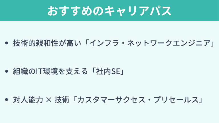 ヘルプデスク経験者におすすめのキャリアパス