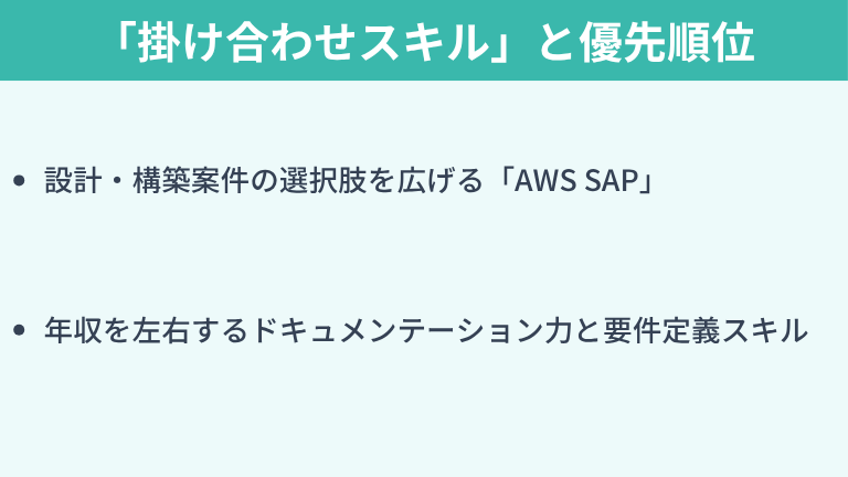 市場価値を劇的に変える「掛け合わせスキル」と優先順位