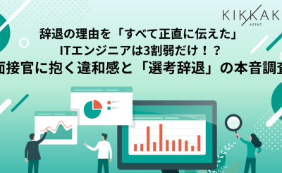 辞退の理由を「すべて正直に伝えた」ITエンジニアは3割弱だけ！？ 面接官に抱く違和感と「選考辞退」の本音調査