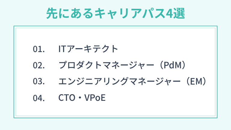 フルスタックエンジニアの先にあるキャリアパス4選