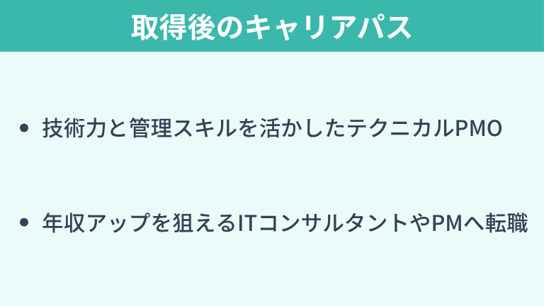 PMO資格取得後のキャリアパス