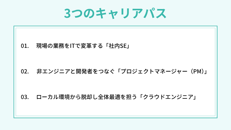 VBA経験を活かして目指せる3つのキャリアパス