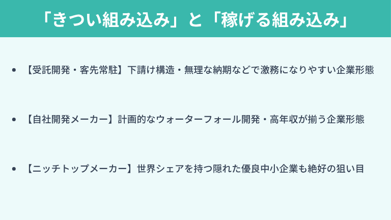 「きつい組み込み」と「稼げる組み込み」の決定的な違い